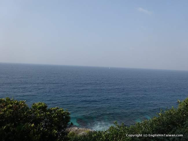 View from Xiao Liu Qiu Island near Kaohsiung
